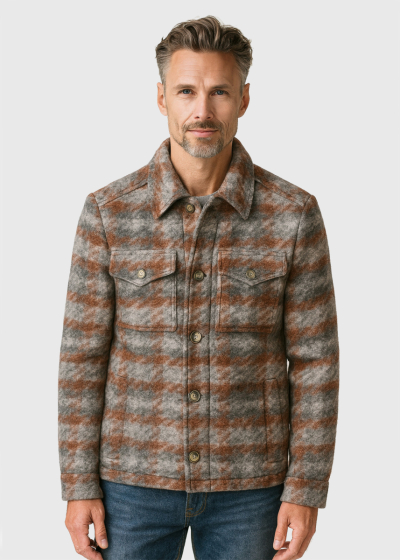 Layne men's checkered jacket