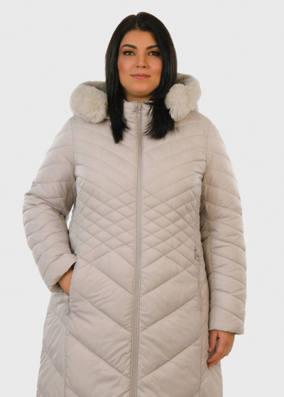 Liena Plus Size white women's jacket 
