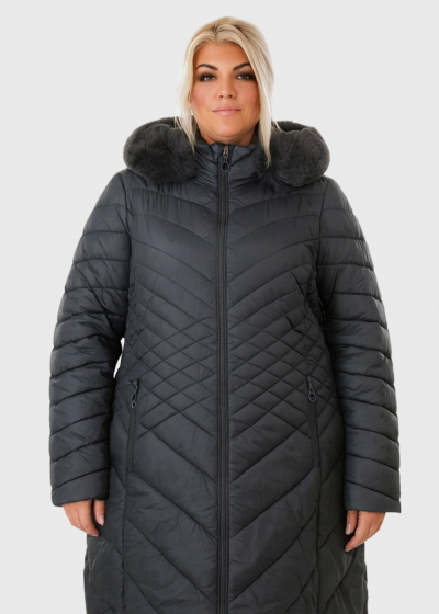 Liena Plus Size grey women's jacket 