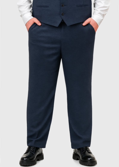 Loran Plus Size blue mens pants