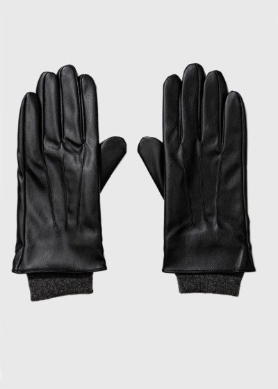Black men's gloves