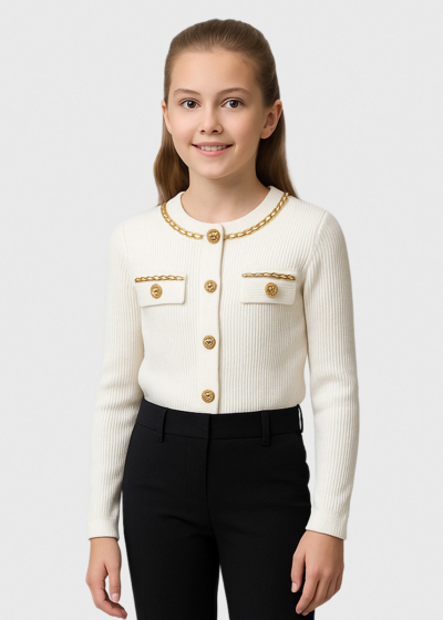 Lodi белый трикотажный свитер