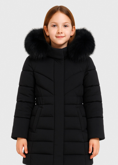 Lexi black jacket with hood