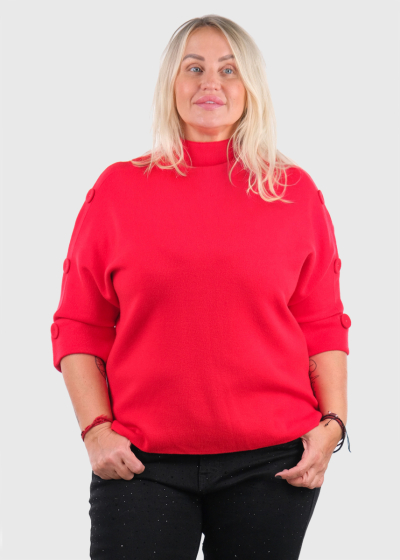 Korra red women's sweater