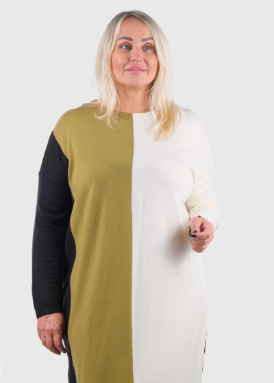 Kallisto long sleeve sweater dress 