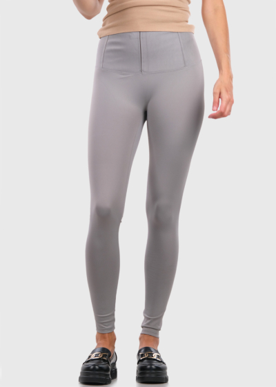Kaylin light grey leggings with insulation