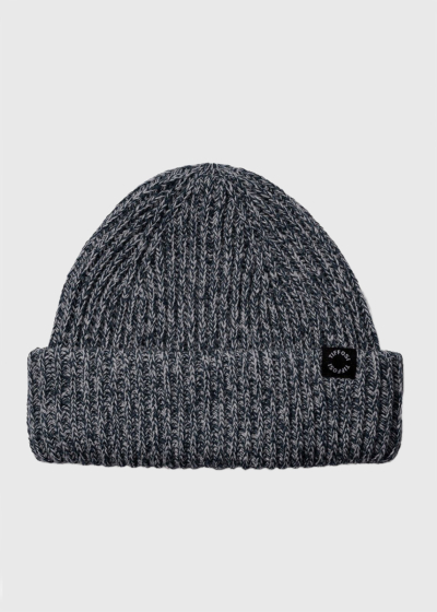 Black knitted hat