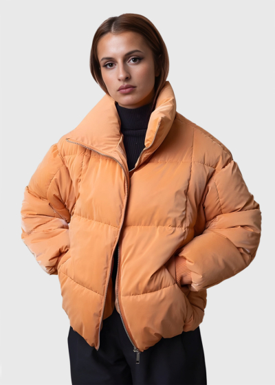 Jutta orange short jacket