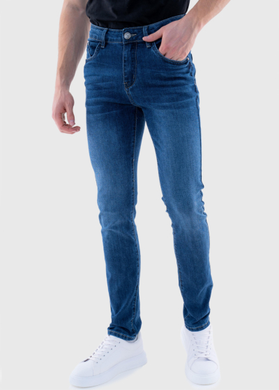 Jung blue men's jeans