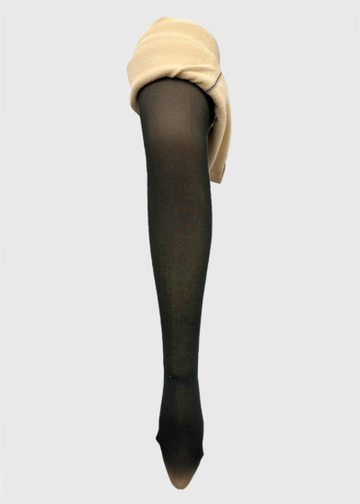 Jutta black warm tights