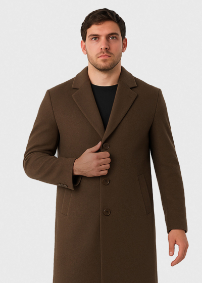 Brown men's coat