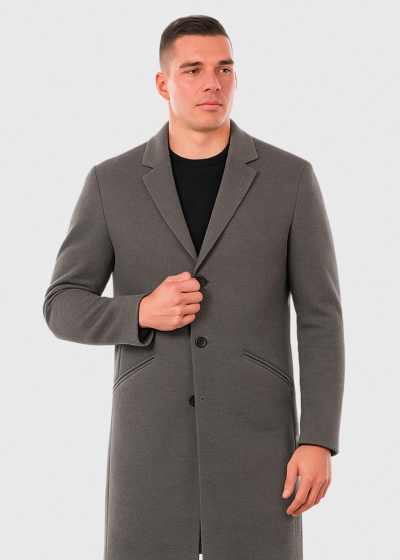 Grey men's coat