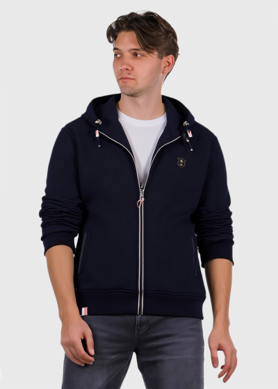 Jens dark blue zipped jacket