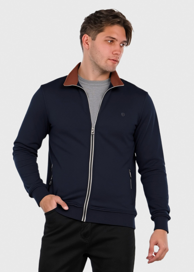 Jason dark blue jacket