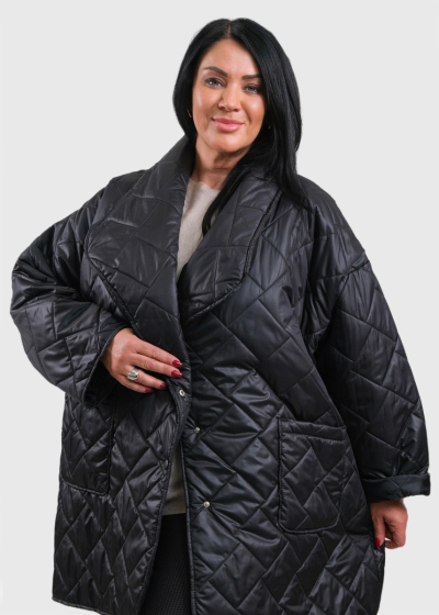 Jester Plus Size black oversized jacket 