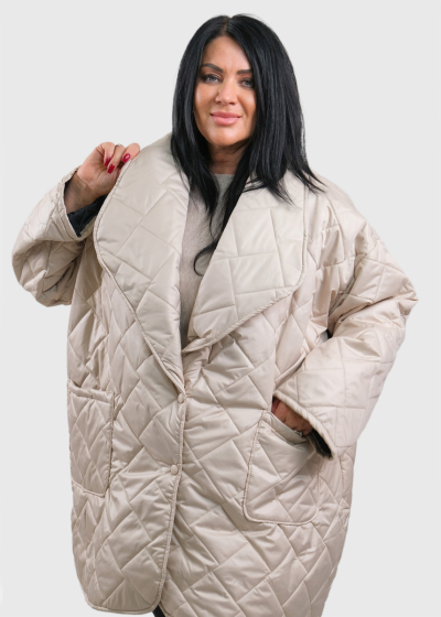 Jester Plus Size light beige oversized jacket 