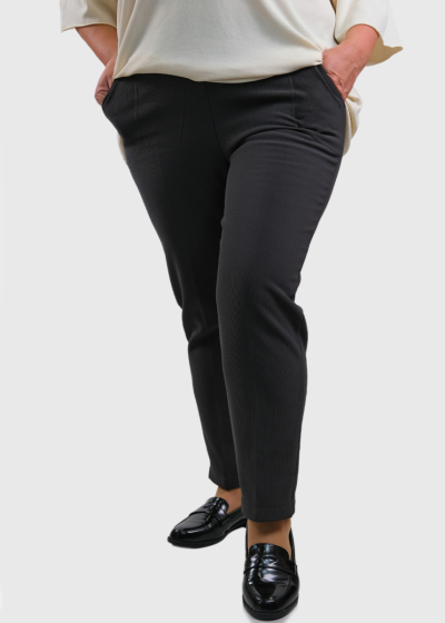 Jamelia Plus Size dark grey pants with insulation