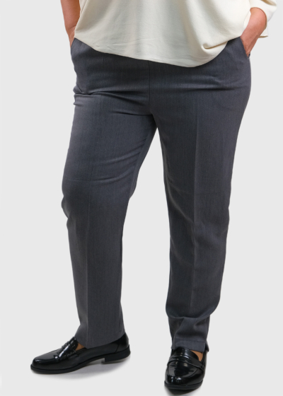 Julieta Plus Size grey women's pants