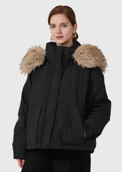 Larbi black short jacket