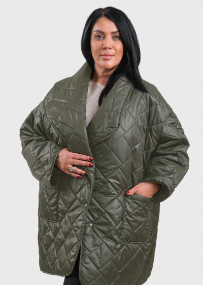 Jester Plus Size khaki oversized jacket 