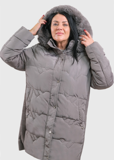 Marinel Plus Size grey women's jacket