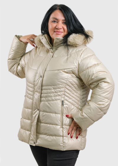 Jeannette Plus Size gold short jacket