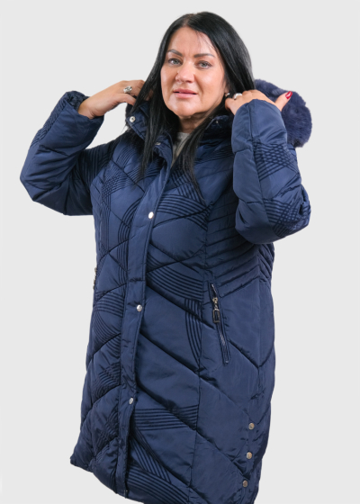 Nairi Plus Size blue women's jacket