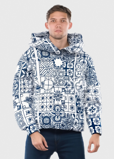 Мужская куртка с принтом