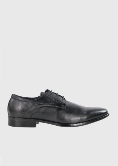 Erdan black lace-up shoes
