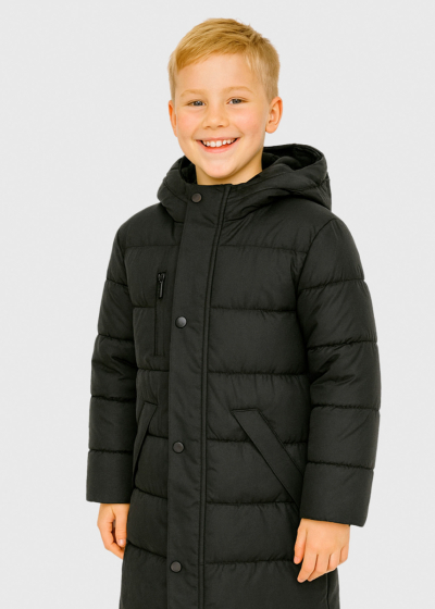 Emir черная куртка с капюшоном 