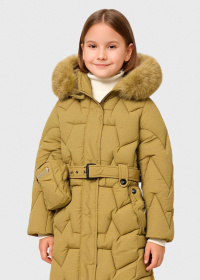 Edina beige longline jacket