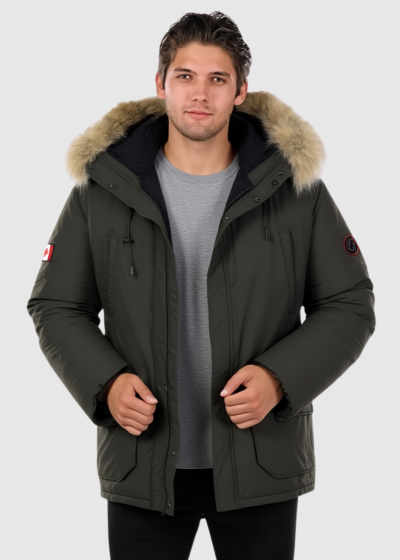 Jack haki mens parka