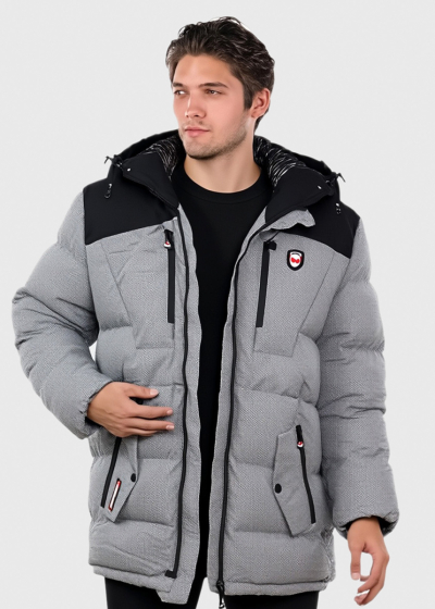 Egil pelēka vīriešu jaka