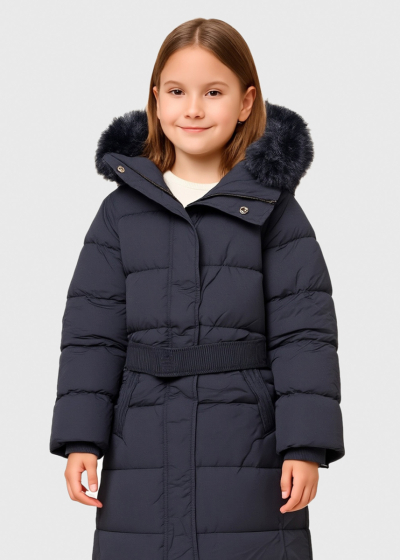 Emily black longline jacket