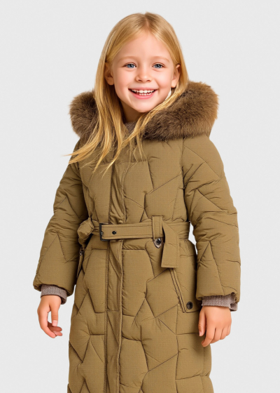 Edina beige longline jacket