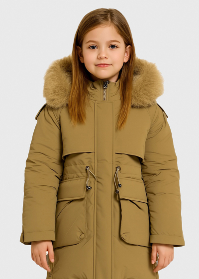 Ebru bēša pagarināta jaka 