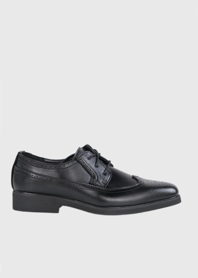 Dio black lace-up shoes
