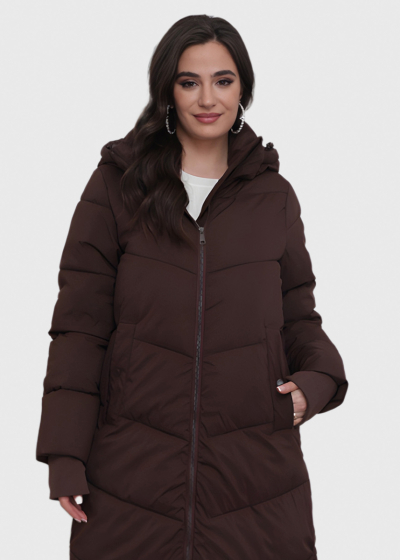 Darlyn brown long jacket