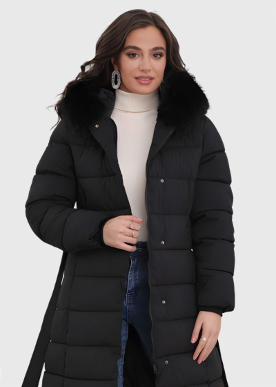 Dorlisa черная длинная куртка