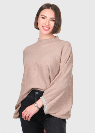 Daniella beige oversized sweater