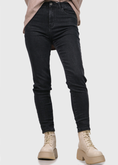 Deo Mom Fit черные женские джинсы