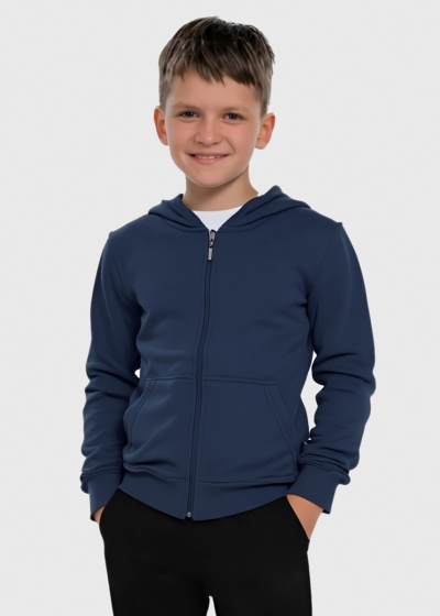 Danny dark blue jacket with hood