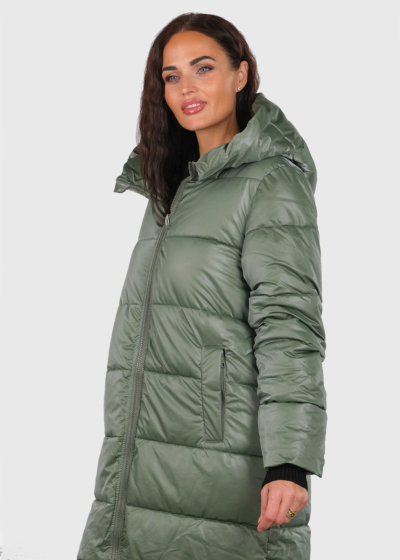 Ceylin khaki elongated jacket 