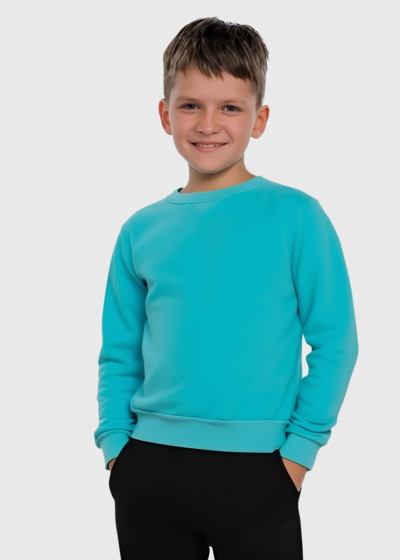Clement turquoise one color sweater