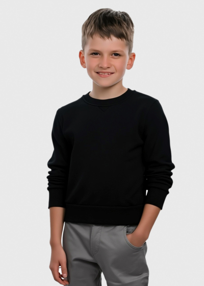 Clement черный однотонный джемпер