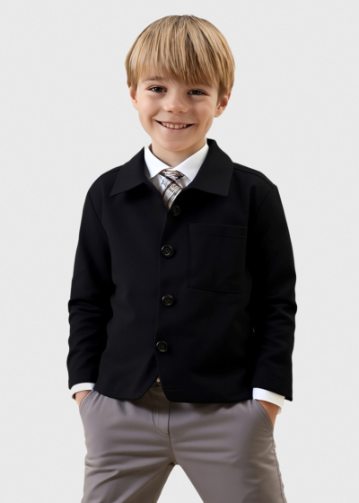 Calin черная кофта на пуговицах