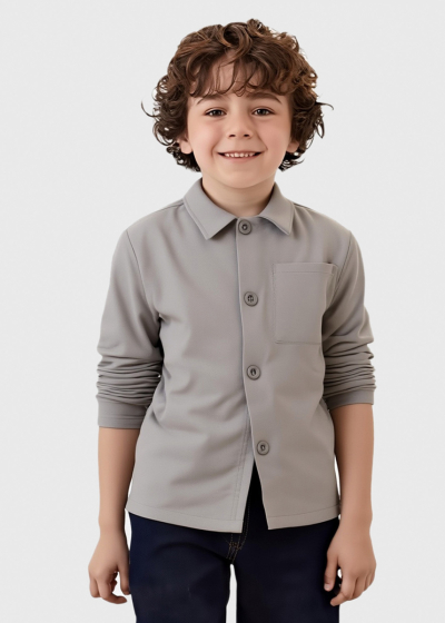 Calin beige buttoned sweater