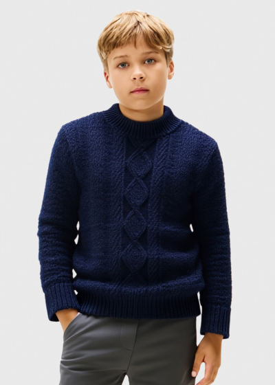 Azur dark blue sweater