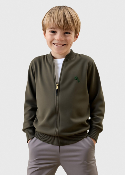 Aylar темно-зеленая кофта на молнии