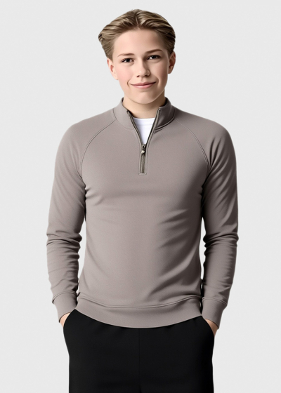 Argo beige zipped sweater